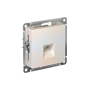 Atlas Design Розетка компьютерная RJ45 кат. 5e, механизм, Жемчуг