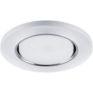 Спот встраиваемый Feron CD5020 GX53 с LED подсветкой 4000K белый матовый
