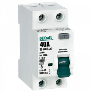 DEKraft УЗО-03 2P AC 30мА 6кА 40А 14209DEK
