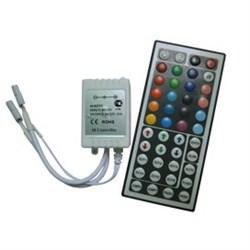 RGB-контроллер для светодиодной ленты 144 Вт, 12V, 12A, с большим ИК-пультом