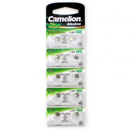 Батарейка Camelion AG0 (LR521) 1.5В