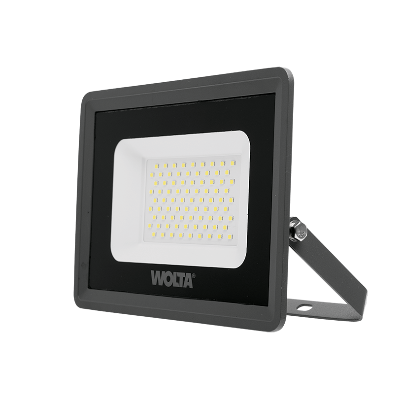 Прожектор светодиодный Wolta WFL-70W/06 70W 5700K IP65 чёрный