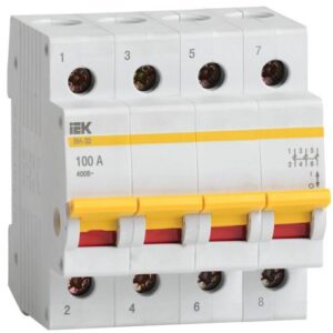 Выключатель нагрузки ВН-32 4Р 100А IEK