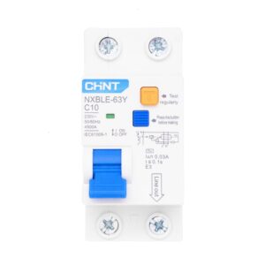CHINT Дифференциальный автомат NXBLE-63Y.10А.1P+N.30mA.AC.C 4.5kA