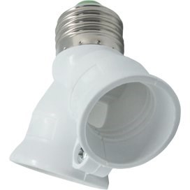 Переходник-разветвитель Ecola Е27 → 2×Е27