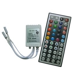 RGB-контроллер для светодиодной ленты 144 Вт, 12V, 12A, с большим ИК-пультом