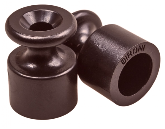 Изолятор пластиковый ретро Bironi B1-551-22, коричневый