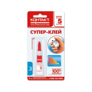 Супер-клей «Контакт», 3г