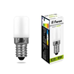 Лампа светодиодная Feron LB-10 E14 2W 4000K (для холодильников)