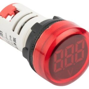 Индикатор напряжения ED16-22VD красный EKF