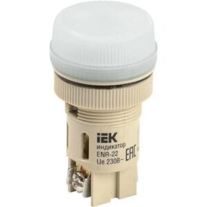 Лампа сигнальная ENR-22 белая, неон 240В IEK