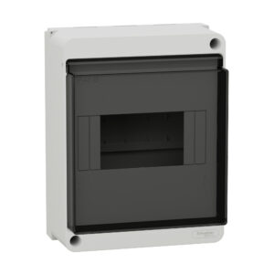 Бокс Systeme Electric City9 Box EZ9EAB106, навесной, 6 модулей, IP40, прозрачная дверца